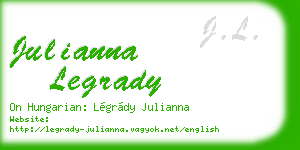 julianna legrady business card